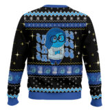 Hooktab Inside Out Sadness Ugly Christmas Sweater