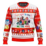 Hooktab Inside Out Ugly Christmas Sweater
