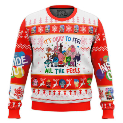 Hooktab Inside Out Ugly Christmas Sweater