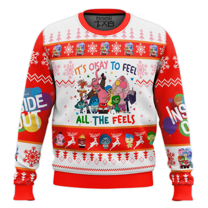 Hooktab Inside Out Ugly Christmas Sweater