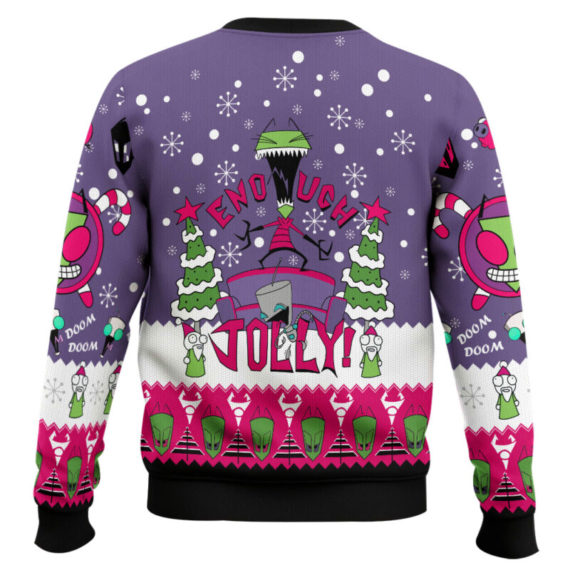 Hooktab Invader Zim More Power For Santa Ugly Christmas Sweater Hooktab Invader Zim More Power For Santa Ugly Christmas Sweater