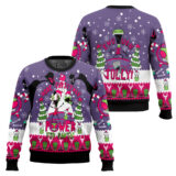 Hooktab Invader Zim More Power For Santa Ugly Christmas Sweater