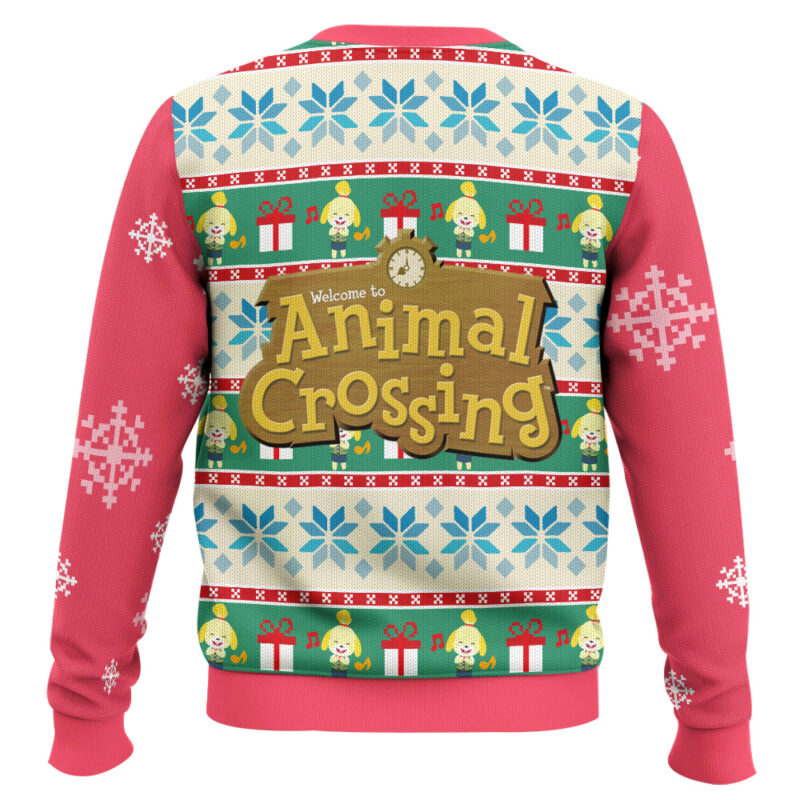 Hooktab Isabelle Animal Crossing Ugly Christmas Sweater Hooktab Isabelle Animal Crossing Ugly Christmas Sweater