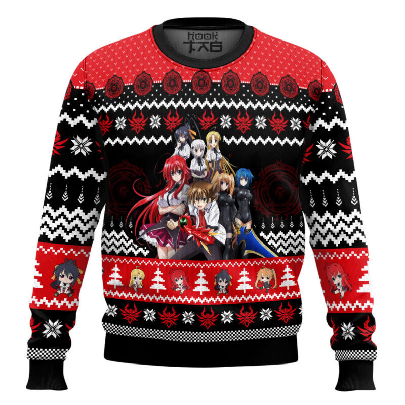 Hooktab Issei Harem High School DXD Ugly Christmas Sweater