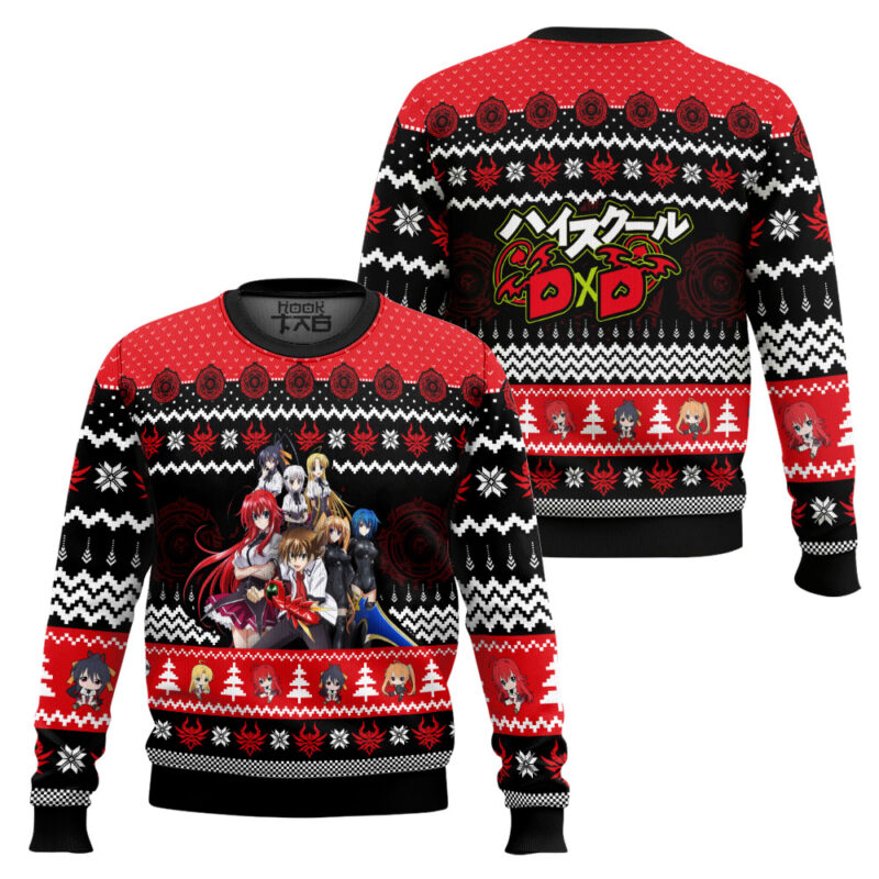 Hooktab Issei Harem High School DXD Ugly Christmas Sweater Hooktab Issei Harem High School DXD Ugly Christmas Sweater