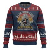 Hooktab It Is Not Christmas Until Hans Gruber Falls Die Hard Ugly Christmas Sweater