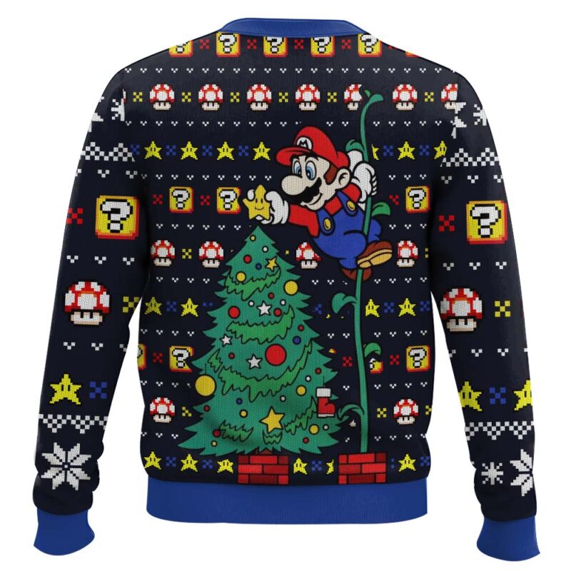 Hooktab It’s A Tree Mario Bros. Ugly Christmas Sweater Hooktab It’s A Tree Mario Bros. Ugly Christmas Sweater