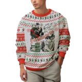 Hooktab It’s A Wonderful Life George And Mary Ugly Christmas Sweater