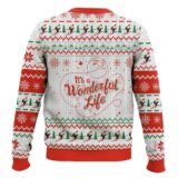 Hooktab It’s A Wonderful Life George And Mary Ugly Christmas Sweater