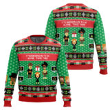 Hooktab It's Dangerous To Go Alone The It Crowd Ugly Christmas Sweater