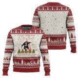 Hooktab It’s Not Christmas Until Hans Gruber Falls Die Hard Ugly Christmas Sweater
