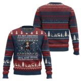 Hooktab It’s Not Christmas Until Hans Gruber Falls From Nakatomi Plaza Die Hard Ugly Christmas Sweater