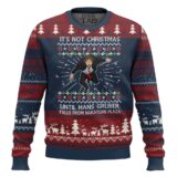 Hooktab It’s Not Christmas Until Hans Gruber Falls From Nakatomi Plaza Die Hard Ugly Christmas Sweater