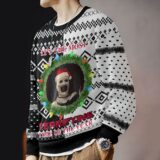 Hooktab It's The Most Terrifying Time Of The Year Ugly Christmas Sweater