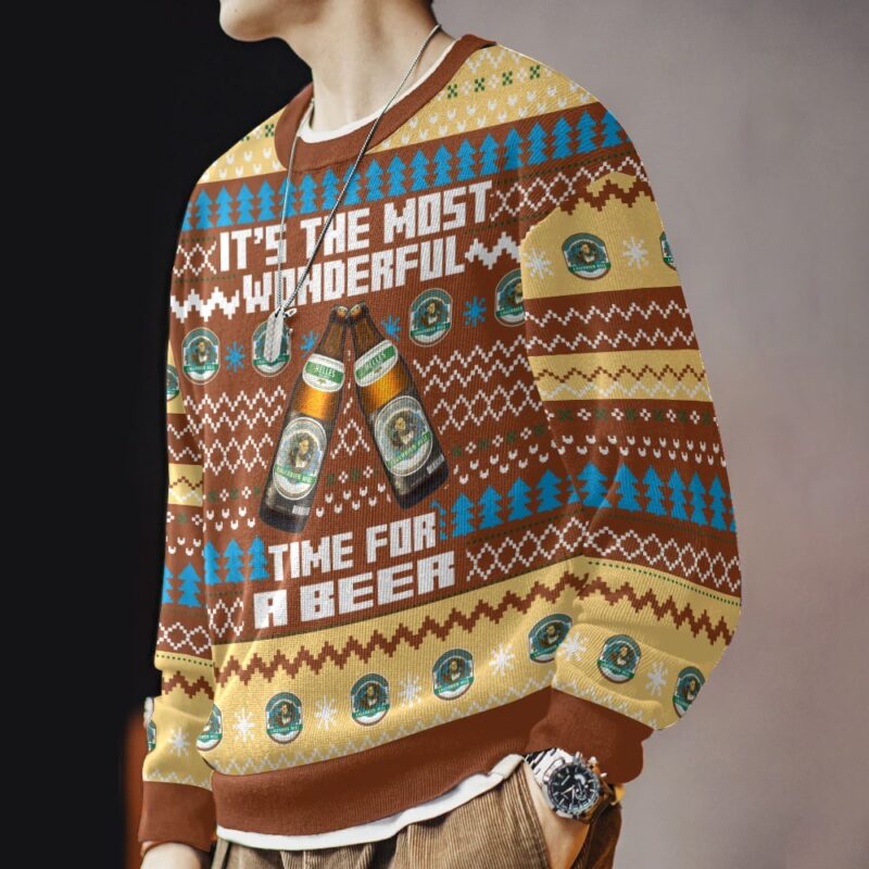 Hooktab It’s The Most Wonderful Time For A Augustiner Bräu Ugly Christmas Sweater Hooktab It’s The Most Wonderful Time For A Augustiner Bräu Ugly Christmas Sweater