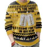 Hooktab It’s The Most Wonderful Time For A Bitburger Ugly Christmas Sweater