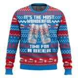 Hooktab It's The Most Wonderful Time For A Coors Light Beer Ugly Christmas Sweater