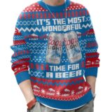 Hooktab It's The Most Wonderful Time For A Coors Light Beer Ugly Christmas Sweater