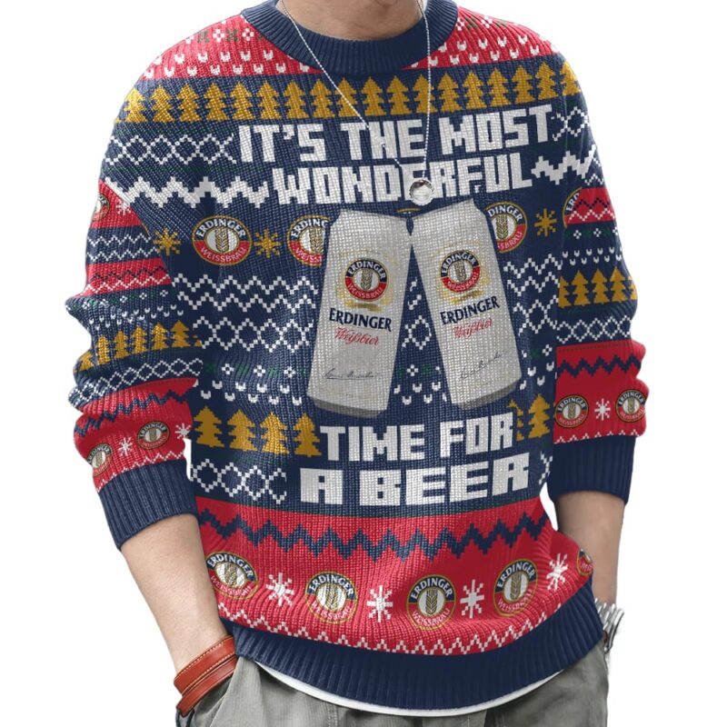 Hooktab It’s The Most Wonderful Time For A Erdinger Ugly Christmas Sweater Hooktab It’s The Most Wonderful Time For A Erdinger Ugly Christmas Sweater