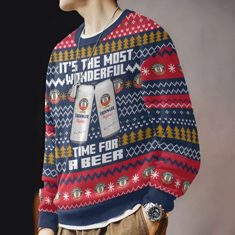 Hooktab It’s The Most Wonderful Time For A Erdinger Ugly Christmas Sweater Hooktab It’s The Most Wonderful Time For A Erdinger Ugly Christmas Sweater