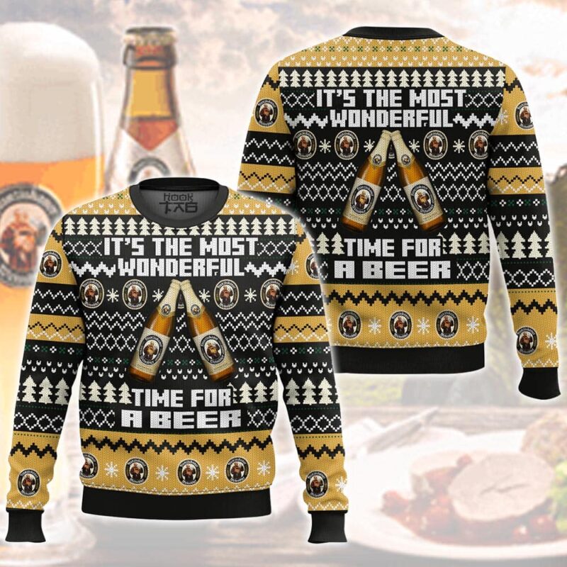 Hooktab It’s The Most Wonderful Time For A Franziskaner Ugly Christmas Sweater Hooktab It’s The Most Wonderful Time For A Franziskaner Ugly Christmas Sweater