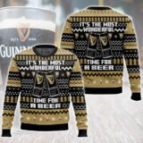 Hooktab It's The Most Wonderful Time For A Guinness Ugly Christmas Sweater