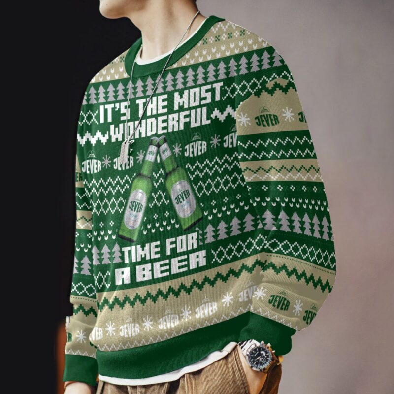 Hooktab It’s The Most Wonderful Time For A Jever Ugly Christmas Sweater Hooktab It’s The Most Wonderful Time For A Jever Ugly Christmas Sweater