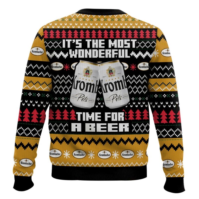 Hooktab It’s The Most Wonderful Time For A Krombacher Ugly Christmas Sweater Hooktab It’s The Most Wonderful Time For A Krombacher Ugly Christmas Sweater