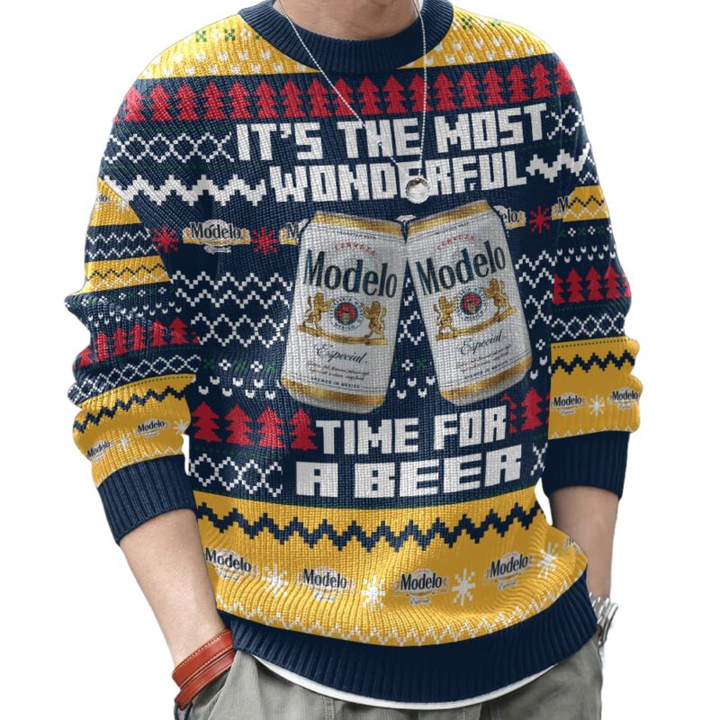 Hooktab It's The Most Wonderful Time For A Modelo Ugly Christmas Sweater Hooktab It's The Most Wonderful Time For A Modelo Ugly Christmas Sweater