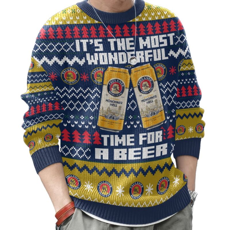 Hooktab It’s The Most Wonderful Time For A Paulaner Ugly Christmas Sweater Hooktab It’s The Most Wonderful Time For A Paulaner Ugly Christmas Sweater