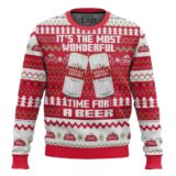 Hooktab It's The Most Wonderful Time For A Stella Artois Ugly Christmas Sweater