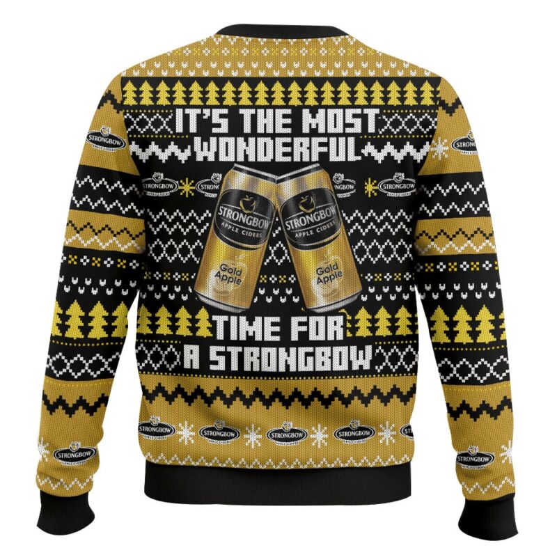 Hooktab It’s The Most Wonderful Time For A Strongbow Ugly Christmas Sweater Hooktab It’s The Most Wonderful Time For A Strongbow Ugly Christmas Sweater