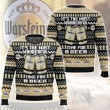 Hooktab It’s The Most Wonderful Time For A Warsteiner Ugly Christmas Sweater
