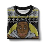 Hooktab It's Too Easy Khaby Lame Ugly Christmas Sweater
