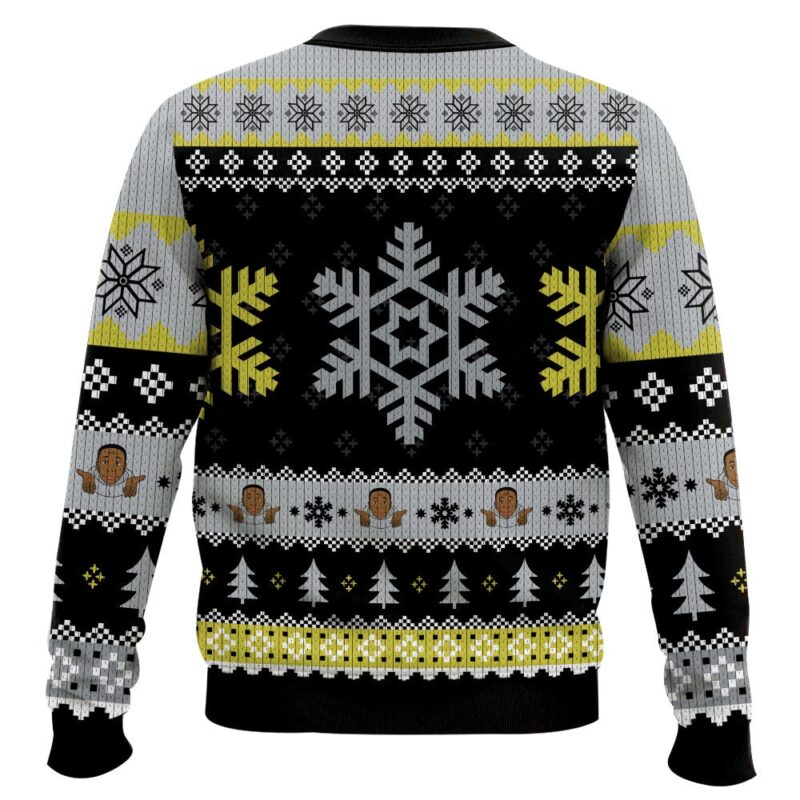 Hooktab It's Too Easy Khaby Lame Ugly Christmas Sweater Hooktab It's Too Easy Khaby Lame Ugly Christmas Sweater