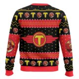 Hooktab It's Turbo Time! Turbo Man Ugly Christmas Sweater