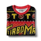 Hooktab It's Turbo Time! Turbo Man Ugly Christmas Sweater
