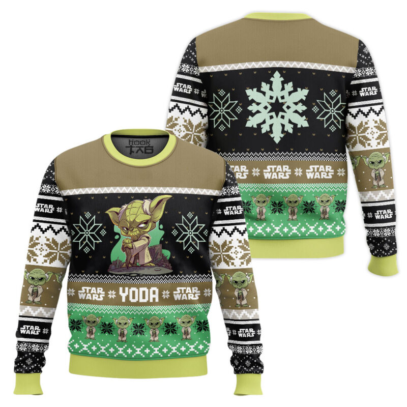 Hooktab It's Yoda Star Wars Ugly Christmas Sweater Hooktab It's Yoda Star Wars Ugly Christmas Sweater