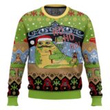 Hooktab Jabba's Jolly Ho-Ho-Holiday Star Wars Ugly Christmas Sweater