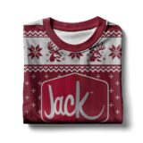Hooktab Jack In The Box Fast Food Ugly Christmas Sweater