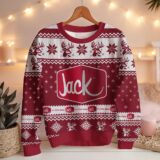 Hooktab Jack In The Box Fast Food Ugly Christmas Sweater