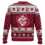 Hooktab Jack In The Box Fast Food Ugly Christmas Sweater