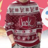 Hooktab Jack In The Box Fast Food Ugly Christmas Sweater