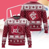 Hooktab Jack In The Box Fast Food Ugly Christmas Sweater