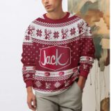 Hooktab Jack In The Box Fast Food Ugly Christmas Sweater