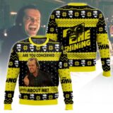Hooktab Jack Torrance Are You Concerned About Me? The Shining Ugly Christmas Sweater