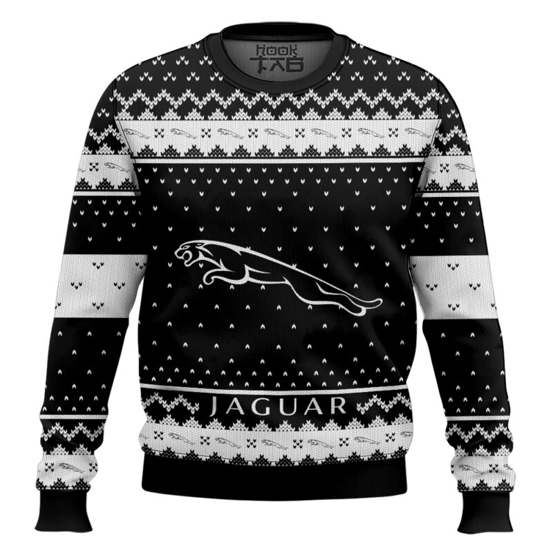 Hooktab Jaguar Ugly Christmas Sweater