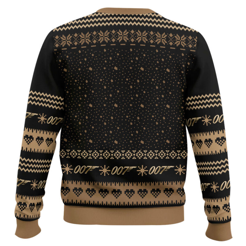 Hooktab James Bond 007 Ugly Christmas Sweater Hooktab James Bond 007 Ugly Christmas Sweater