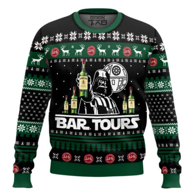 Hooktab Jameson Bar Tours Ugly Christmas Sweater