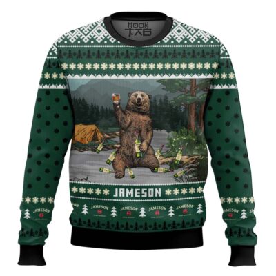 Hooktab Jameson Bear Ugly Christmas Sweater